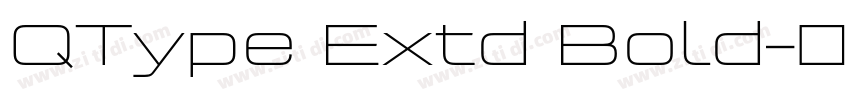 QType Extd Bold字体转换